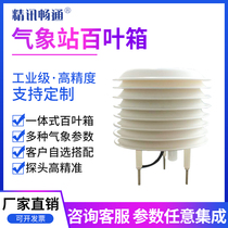  Small weather station shutter Temperature humidity air pressure light PM2 5 carbon dioxide sensor gas transmitter