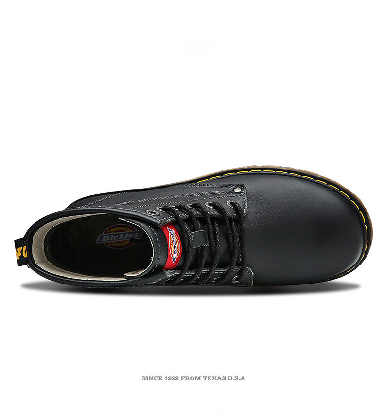 美国潮牌 Dickies 男女款 头层牛皮马丁靴 图10
