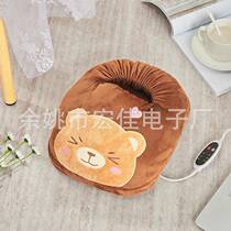 Timed foot warmer baby dormitory office electric heating shoes electric heating shoes foot warmers removable and washable foot warmers