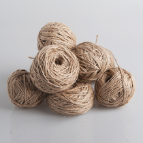 Retro hemp rope carton rope packaging jute thread hand-tied woven tag DIY rope decoration material