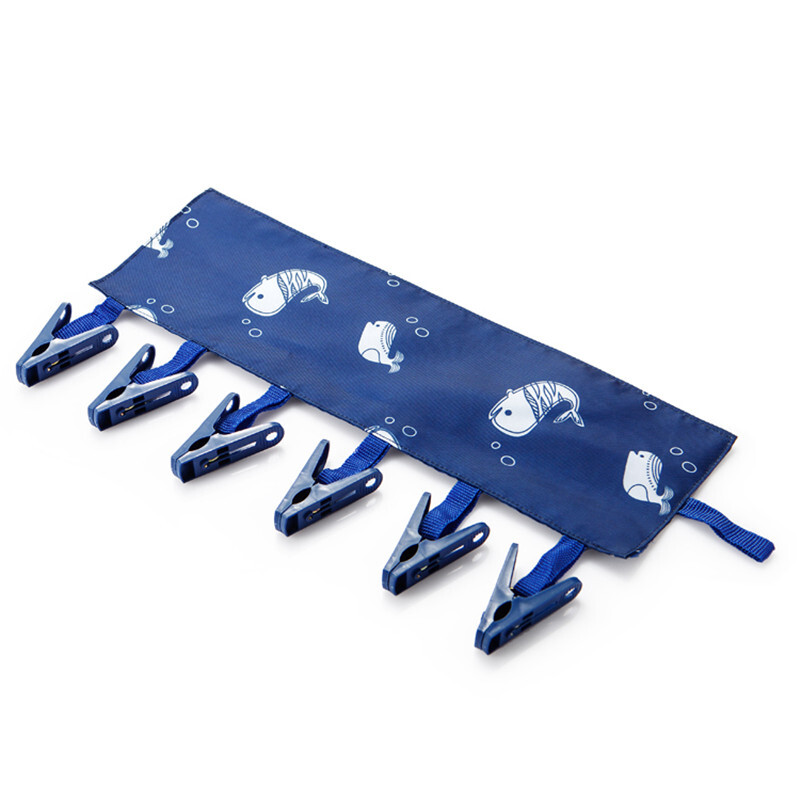 Portable drying rack foldable and detachable travel hotel underwear clip bathroom hanger multicolor SWX1001