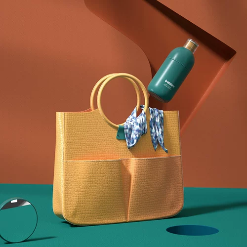 Bablov Flower Mori Thermos Cup Женщины из нержавеющей стали маленькая водяная чашка милая девочка сердце ins wind net cup