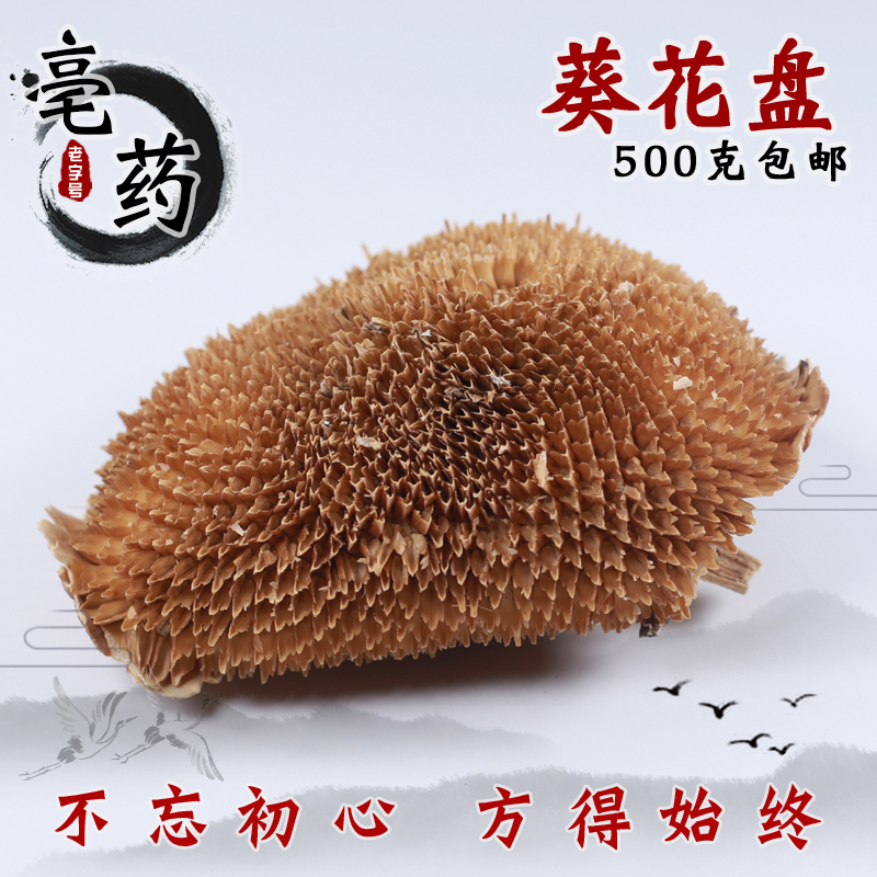 Chinese Herbal Medicine Pure Sunflower Flowers Pan Dried Sunflower Flowers Pan Sunflower Flowers Pan Melon Seeds New Stock 500g