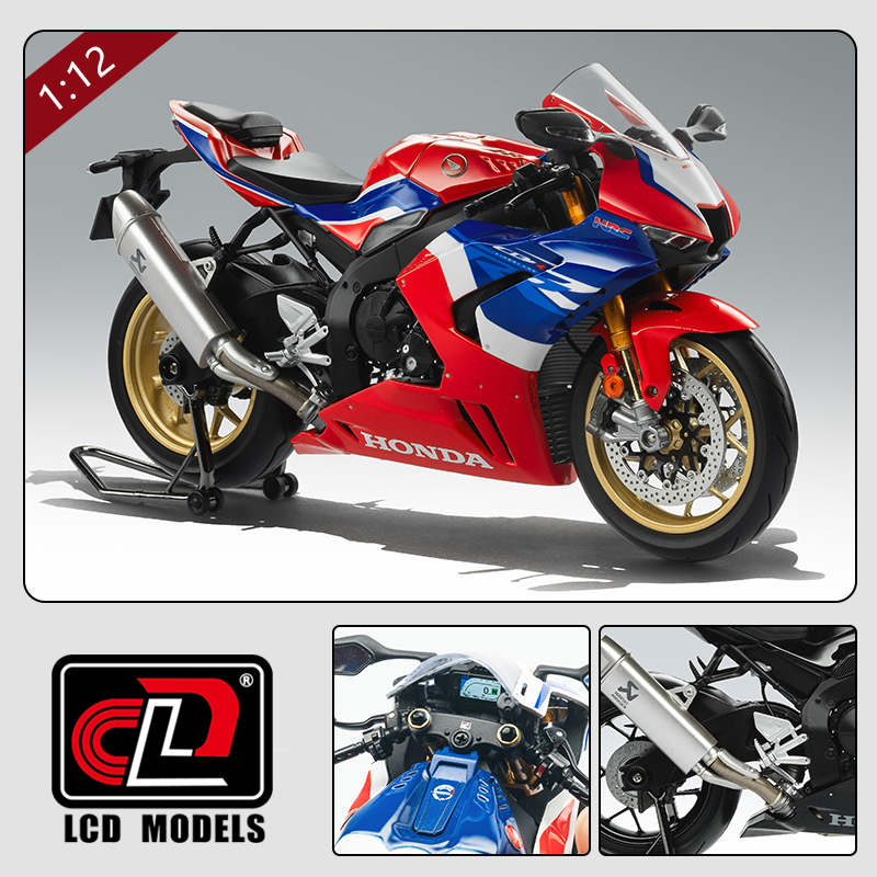 Lcd 1:12 Honda Cbr1000Rr-R Motorcycle Genuine Authorized Alloy Model Collection Ornament