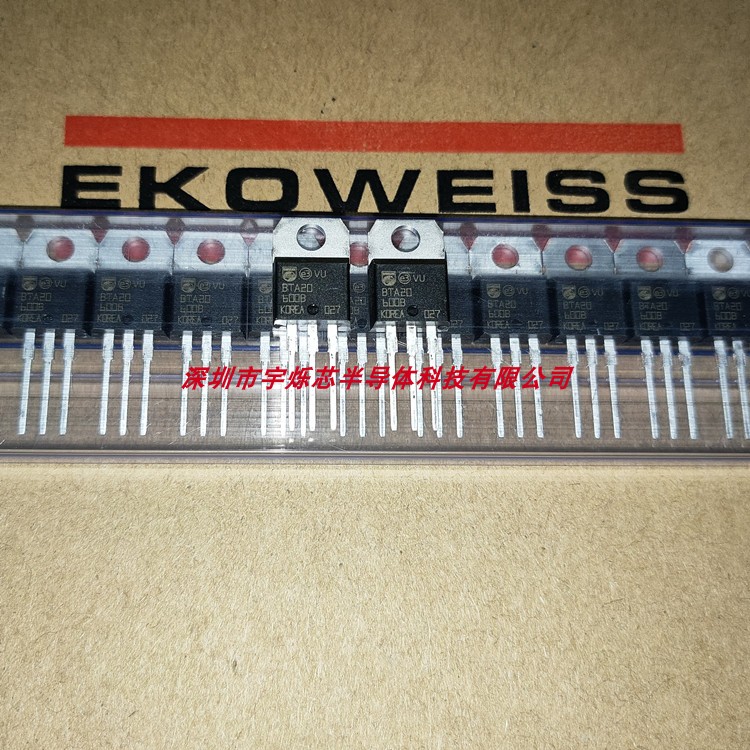BTA20-600B inverter small appliances bidirectional semiconductor controlled rectifier thyristor 20A 600V EKOWEISS