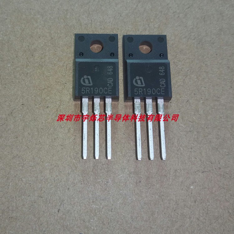 5R190CE 5R190CE IPA50R190CE power supply overcrystal high pressure MOS tube 24 8A 500V TO-220F
