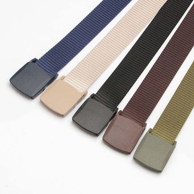 New outdoor tactical sports belt men's and women's canvas belt high-quality quick-drying plastic hypoallergenic belt