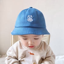 Spring baby fisherman hat cute cartoon hat boys and girls wild personality basin hat sun hat infant childrens hat