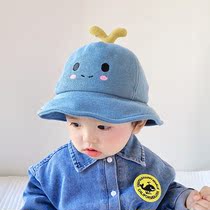 Baby hat spring and autumn cute boy fisherman hat fashion Korean version female baby sunshade hat super cute sun hat tide