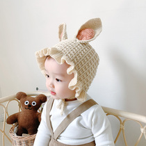 Fall winter baby hat baby wool hat Korean version of boys and girls cute super cute Baotou hat ear protection knitted hat tide
