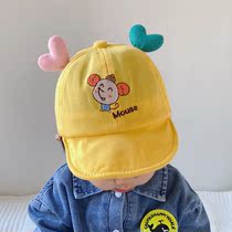 Baby hat spring and autumn thin section cute super cute love men and women baby peaked cap new childrens sun hat summer tide