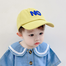 Childrens hat peaked cap spring and autumn Korean version embroidered letters cute casual baby sun hat summer boys and girls hats