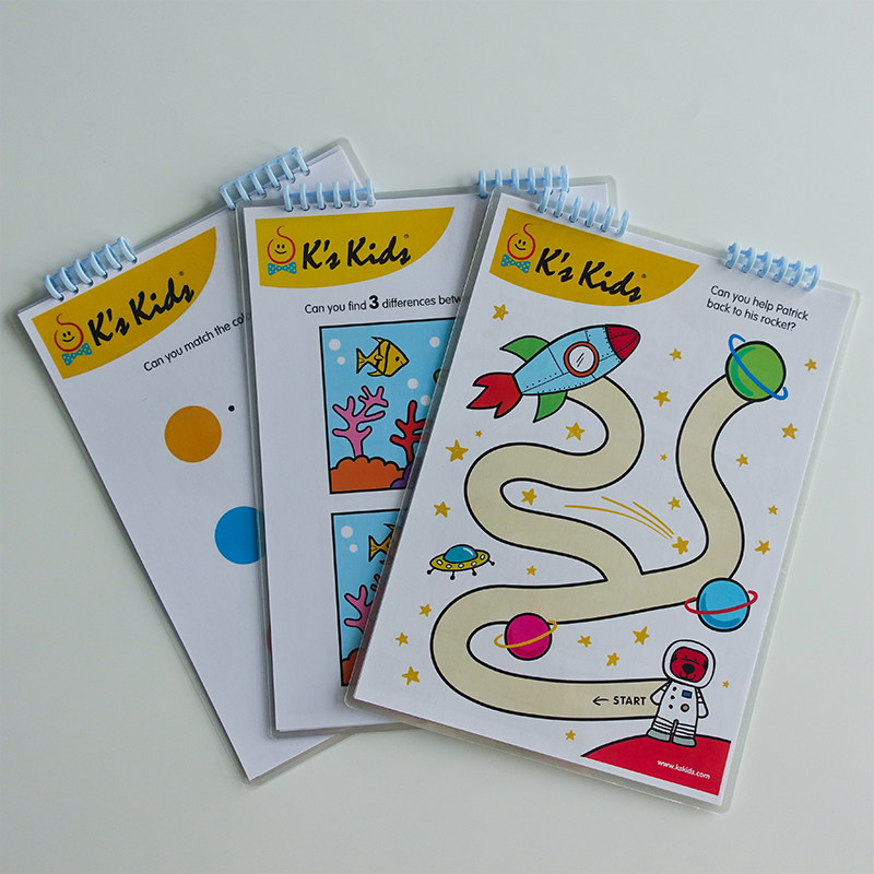 CHDK kskids quiet book early education pen link Labyrinth looking for different and repeated to write fine action focus