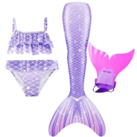 Фиолетовый набор из трех частей + плавники