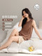 Lyocell Cotton Pajamas for Women, Summer Style with Chest Pads, Sleeveless Vest and Shorts, Fashionable and High-End Home Wear That Can Be Worn Outside