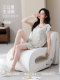Summer Modal Cotton Pajamas for Women, Vest and Shorts, Fashionable Two-Piece Set with Chest Pads, Home Wear That Can Be Worn Outside