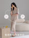 Pajamas with Breast Pads for Women, Summer Modal Cotton Short-Sleeved Cropped Pants, Simple Solid Color Home Wear Set That Can Be Worn Outside