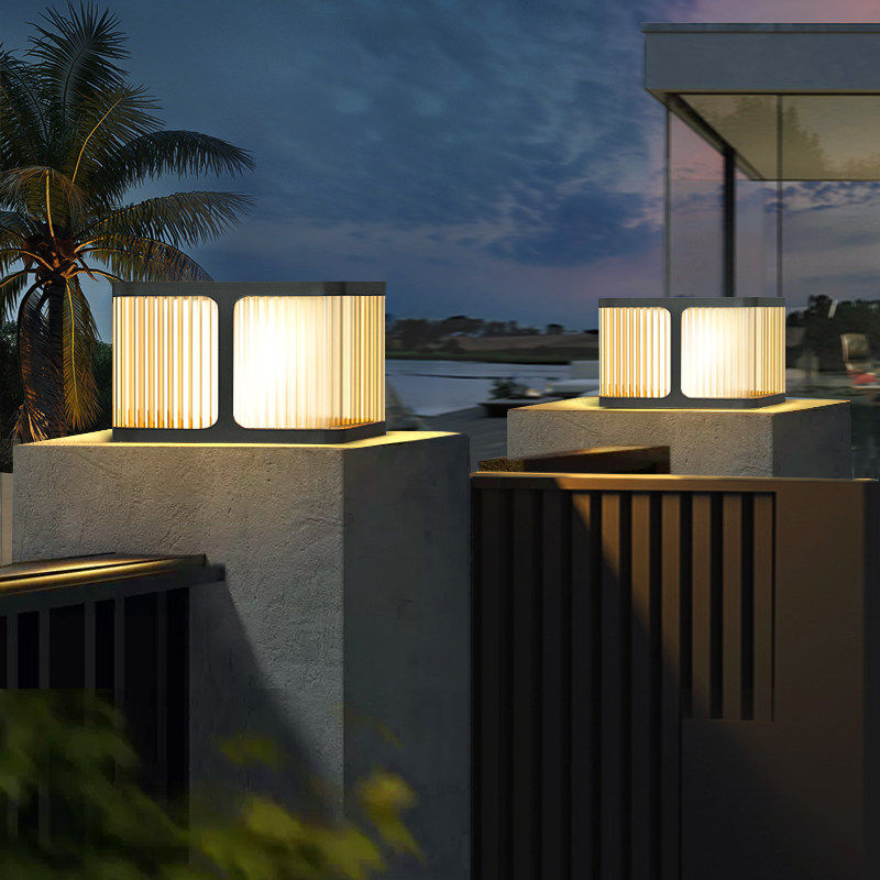 đèn năng lượng mặt trời trụ cổng Hàng rào năng lượng mặt trời cột trụ đèn sân vườn cổng bài đèn biệt thự cổng bài đèn ngoài trời chống thấm nước cổng vườn bài đèn đèn năng lượng trụ cổng đèn năng lượng mặt trời trụ cổng