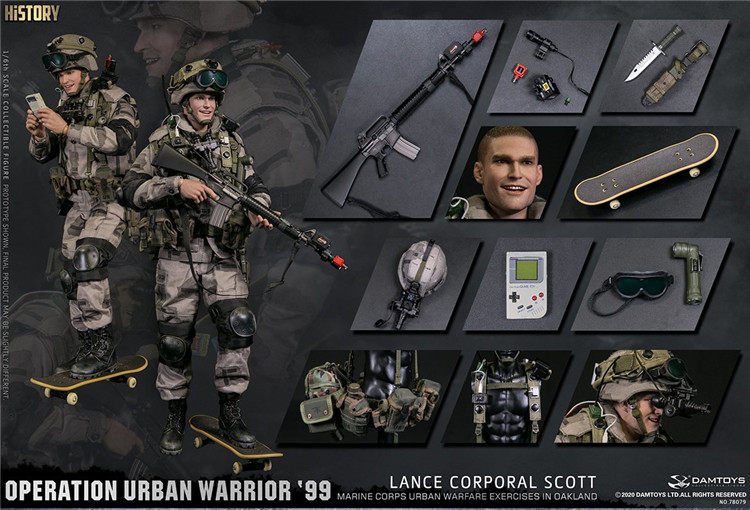 1/6 DAMTOYS 78079 Operation Urban Warrior 99 Lance Corporal Scott