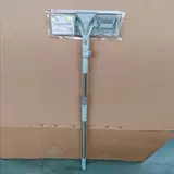 Бытовой артефакт для мытья окон, силиконовый двусторонний очиститель, скребок для стекла, телескопическая стойка, толкатель воды для пола, скребок, инструмент для очистки