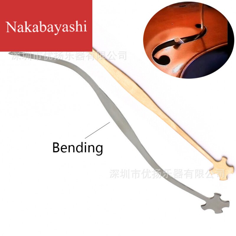 Violin sound column hook sound column installation adjustment tool can be bent into adjustment violin sound column tool copper material