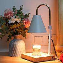 Lampe daromathérapie lampe à cire fondue bougie parfumée lampe à bougie fondue chambre chevet ascenseur en bois poteau télescopique veilleuse lampe de table