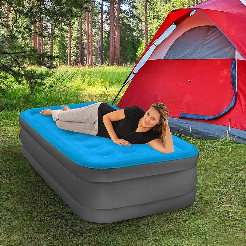 Outdoor Campaign Inflatable Machine Portable Foldable Automatic Inflatable Machines Household Single Double Inflatable Bed