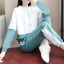 2020 Fall New Products Han Edition Sports Casual Suit Women Long Pants Wear two sets Fried Street Fashion Two Sets Eben