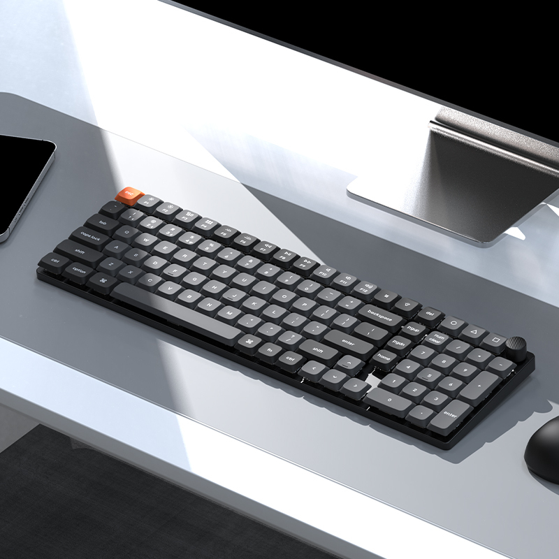 Keychron K17Max Three-Mode Bluetooth Low-Profile Keyboard 103 Keys Dual System Qmk Office Mac/Win Keychron K17Max Three-Mode Bluetooth Low-Profile Keyboard 103 Keys Dual System Qmk Office Mac/Win