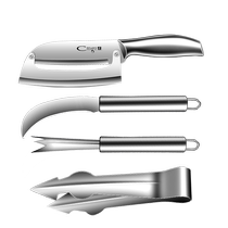 Sunings new stainless steel pineapple knife peeling artifact commercial eye-cutting tool small scimitar tool sugar cane knife 1249