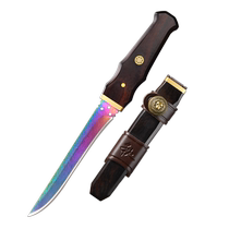 Suning Damascus Steel Knife Water Fruit Knife Home Small Knife Carry-on Portable Folding Knife High-end Boutique 1249
