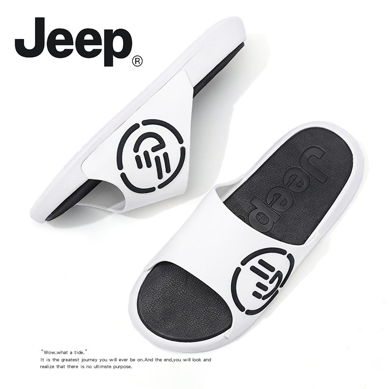JEEP gip slippers men's fashion trends Summer outwear beach lined with anti-slip and abrasion resistant outdoor sports cool tug
