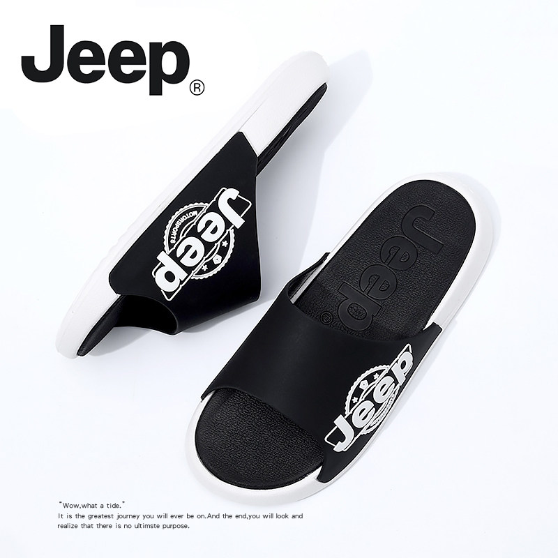 JEEP Jeep Slipper men wear sports in summer season and comfortable and anti - slip young couple cool drag