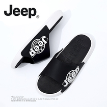 JEEP Gip Slippers Mens Summer Outwear Casual Dins Youth Trend Lined With Comfort Thick Bottom Non-slip Cool Tug