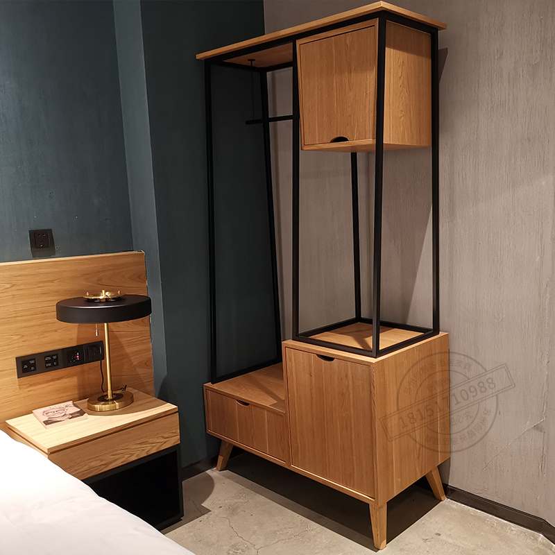 Business Hotel Style Wardrobe Custom Minima Modern Steel Frame Folk Apartment room Entrance Wardrobe Door Hall Cabinet-Taobao