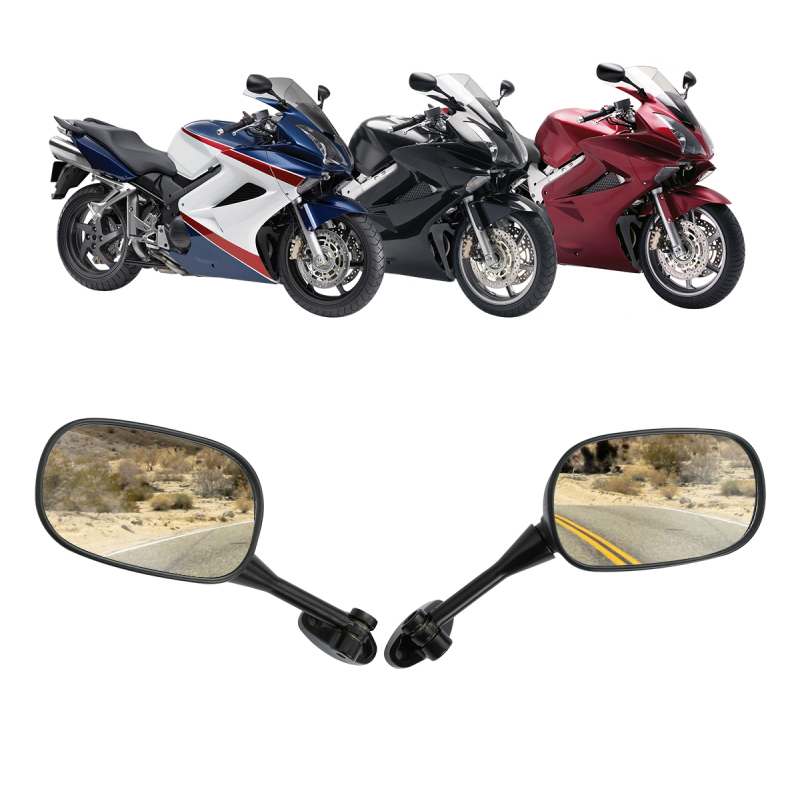 Suitable for motorcycle accessories VFR800 2002-2008 Rear mirror mirror Foldable rearview mirror