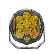 Suitable for Wrangler Tank 300 Fierce Horse A-pillar bumper front bumper roof modification LED work spotlight with three sides illumination