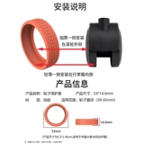 Чемодан, резиновый универсальный защитный чехол, беззвучная коробка, резиновые кольца с аксессуарами, поворотные колеса