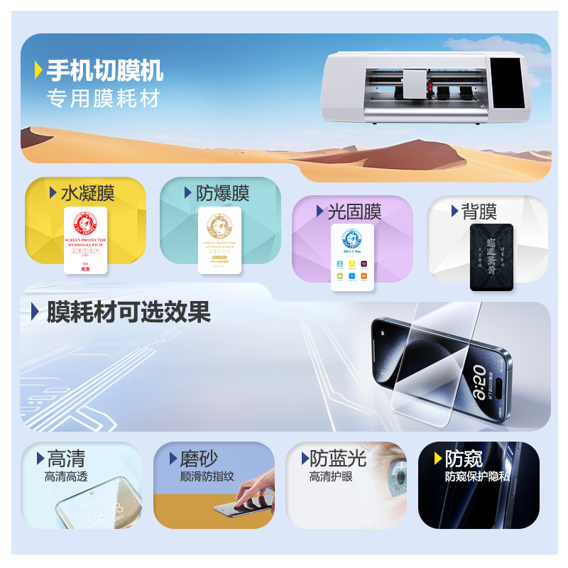 解密神奇贴膜神器：切膜机专用高清修复膜