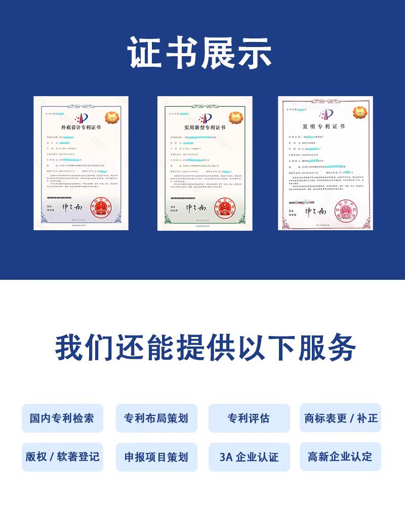 Патент бизнес 专利申请代理外观代办撰写发明转让购买实用新型专利挂名回收加急