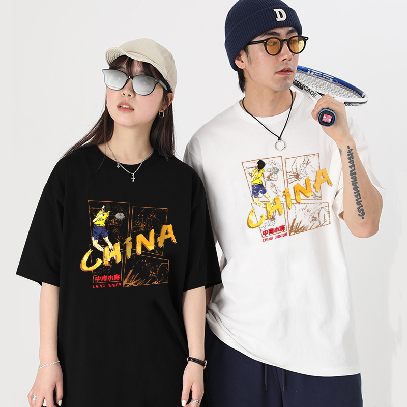 Hong Kong Badminton Open New Limited Edition Cheering T-Shirt, Chinese Style Unisex China Sports Cultural Shirt