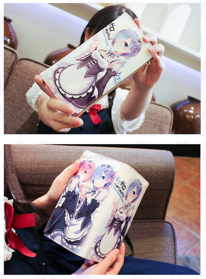 Anime Demon Slayer Kanroji Mitsuri Long wallet girl wallet