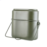 Старомодный ланч-бокс, дорожное снаряжение для кемпинга, камуфляжная банка для хранения, ностальгия