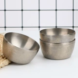 Двухэтажный чай со стаканом для кемпинга, металлическая чайная чашка, посуда для домашнего использования