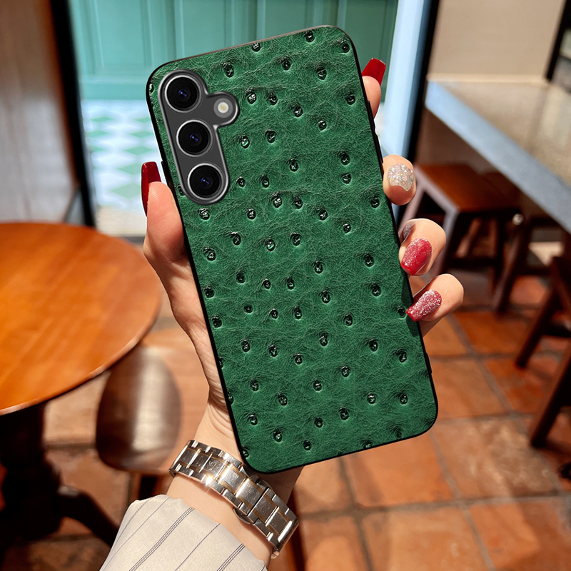 Xiyue Genuine Leather Ostrich Pattern Phone Case for Samsung S26, Fashionable and Trendy Luxury S24, High-End Business S22 Ultra Leather Case, S23 Premium, S21+ Silicone Soft Anti-Drop, S20 Ultra Full-Cover Case Xiyue Genuine Leather Ostrich Pattern Phone Case for Samsung S26, Fashionable and Trendy Luxury S24, High-End Business S22 Ultra Leather Case, S23 Premium, S21+ Silicone Soft Anti-Drop, S20 Ultra Full-Cover Case