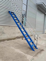 Fondation Pit Climbing Ladder Site Construction Construction Temporaire Upper And Lower Climbing Ladder Foundation Pit Foundation Pit Safety Protection Diagonal Ladder