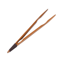 Bimen Workshop lacquered handmade bamboo tea clips exquisite Liujunzi tea ceremony accessories Taiwan Liao Yinan handmade tea cup clips