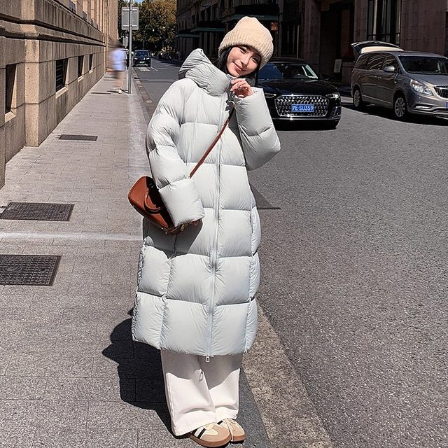 Shuiyun Down Cotton Clothes for Women Long Thickened Warm