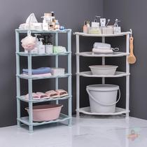 Washbasin storage rack toilet shelving bathroom Bathroom Wash Basin Shelf Toilet Floor tripod Plastic Home