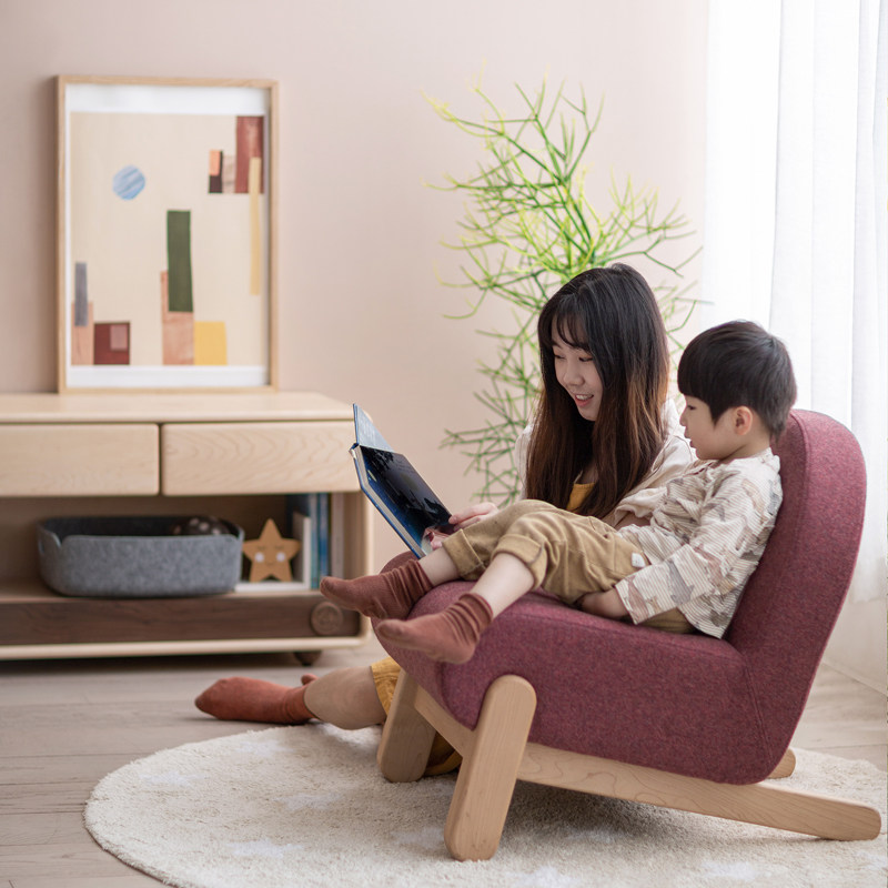 Child in Rainbow Sofa Original Design of Danish Kvadrat Pure Wool Felt Children's Sofa Creative Sofa